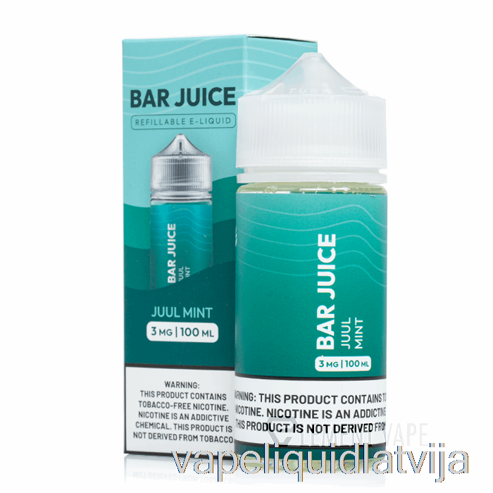 Juul Piparmētru - Bāra Sula - 100ml 3mg Vape šķidrums